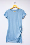 Robe t-shirt drapée turquoise - Maternité seconde main - Autres- La Penderie du Paradis