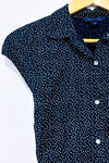 Robe chemise noire à pois * seconde main - Tommy Hilfiger- La Penderie du Paradis