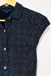 Robe chemise noire à pois * seconde main - Tommy Hilfiger- La Penderie du Paradis