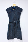Robe chemise noire à pois * seconde main - Tommy Hilfiger- La Penderie du Paradis