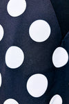 Robe noire à pois seconde main - Reitmans- La Penderie du Paradis