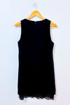 Robe noire sans manches avec dentelle* seconde main - Molly Bracken- La Penderie du Paradis