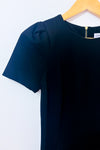 Robe cocktail ajustée noire* seconde main - Calvin Klein- La Penderie du Paradis