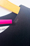 Robe cocktail ajustée noire* seconde main - Calvin Klein- La Penderie du Paradis