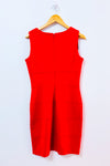 Robe ajustée rouge sans manche* seconde main - Calvin Klein- La Penderie du Paradis
