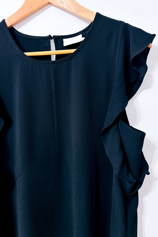 Robe noire fluide* seconde main - Kaffe- La Penderie du Paradis