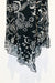 Robe cache-coeur noire et blanche fleurie (s) seconde main Le Château   