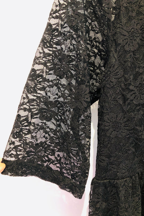 Robe noire en dentelle (xl) seconde main SHEIN   