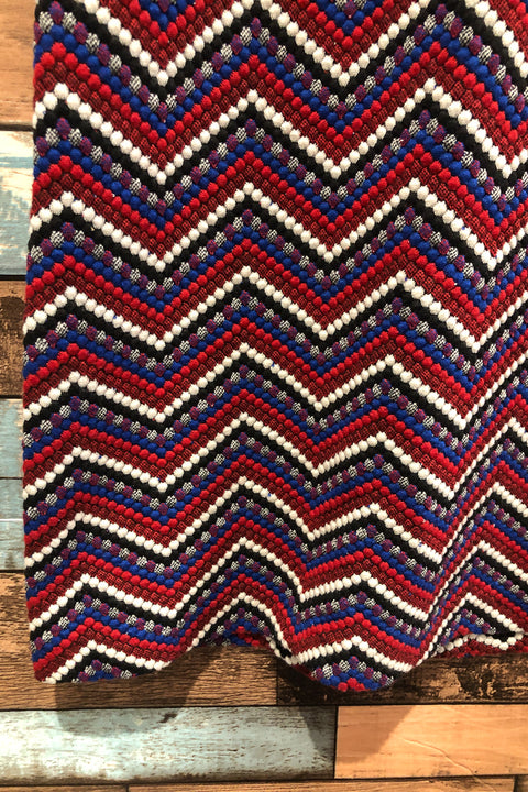Robe texturée ajustée multicolore (s) seconde main Groupe Inditex   