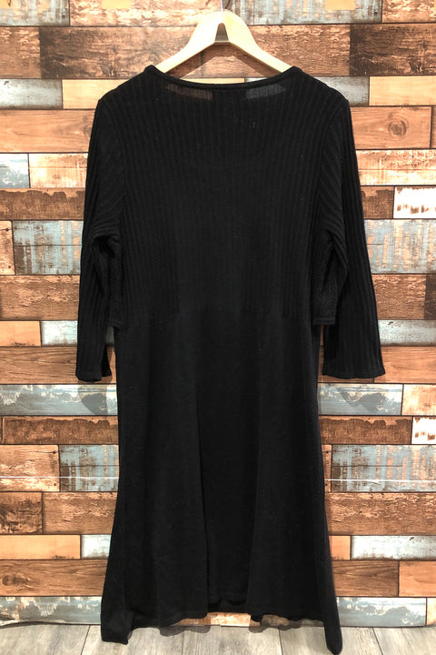 Robe noire en tricot (xl) seconde main Nine West   