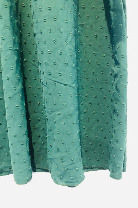 Robe maxi texturée vert foret (xl) seconde main SHEIN   