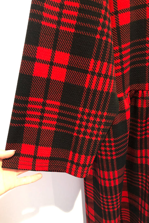 Robe noire et rouge à carreaux (3X) seconde main PatPat   