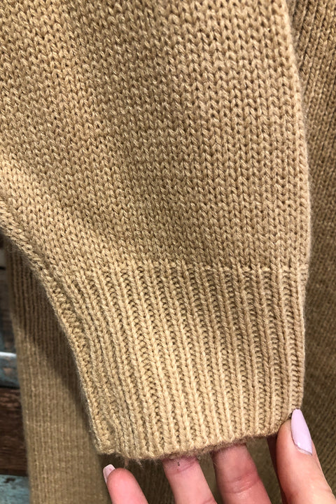 Robe beige en tricot (s/m) seconde main Autres   