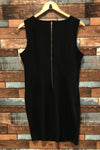 Robe noire sans manche (l) seconde main Suzy Shier 