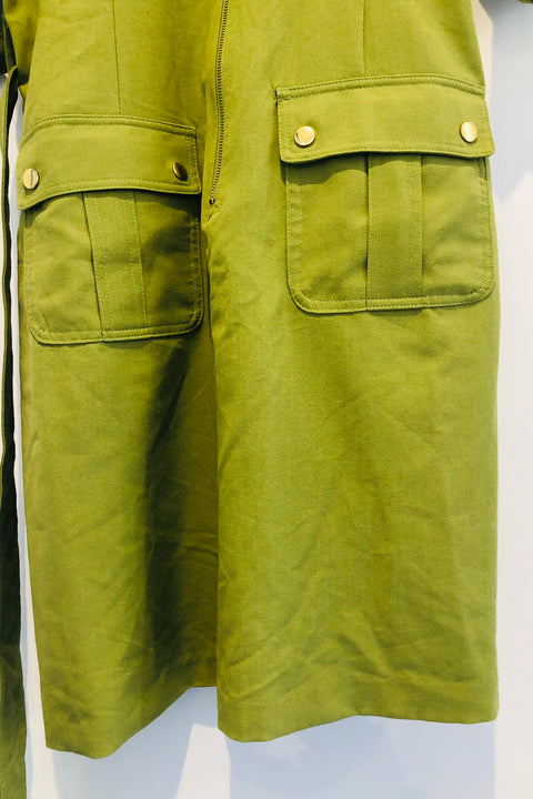 Robe vert lime (l) seconde main Sharagano   