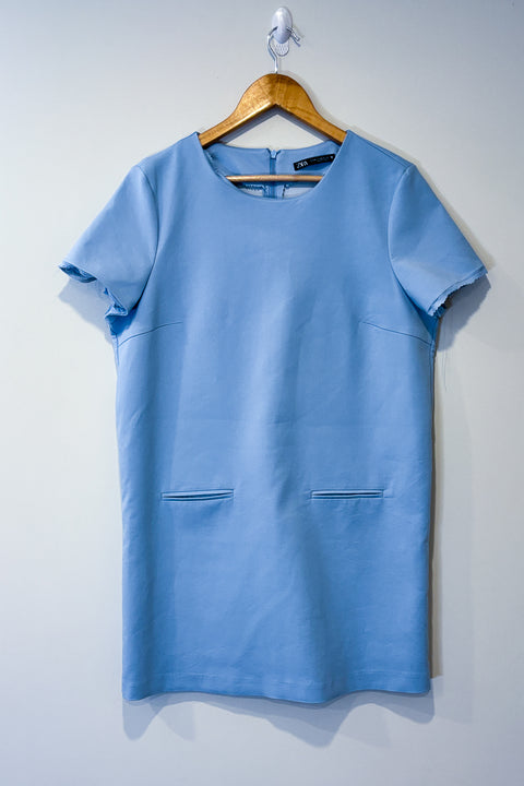 Robe bleu pâle (xxl) seconde main Zara   