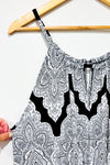 Robe noire et blanche haut licou (l/xl) -- La Penderie du Paradis ?