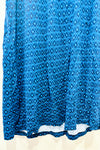 Robe d'été turquoise à motifs (l) -- La Penderie du Paradis ?