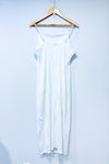 XX_Robe maxi blanche avec bretelles de perles (xl) -- La Penderie du Paradis ?