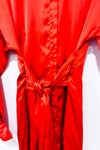 Robe chemise satinée orange (xs)-Dynamite-La Penderie du Paradis 🕊