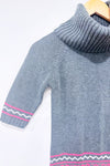 Robe grise en tricot à col roulé (xs)-Novito-La Penderie du Paradis 🕊