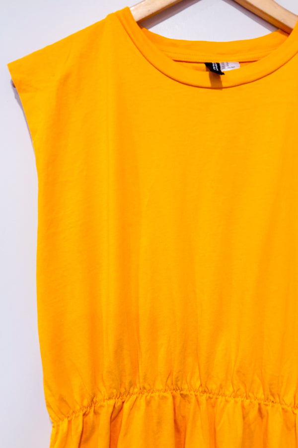 Robe d'été jaune (m)-H&M-La Penderie du Paradis 🕊