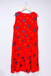 Robe rouge avec motifs (2X)-Gracila-La Penderie du Paradis 🕊