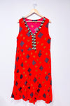 Robe rouge avec motifs (2X)-Gracila-La Penderie du Paradis 🕊