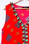 Robe rouge avec motifs (2X)-Gracila-La Penderie du Paradis 🕊