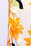 Robe ajustée orange et verte fleurie (m)-Guess-La Penderie du Paradis 🕊