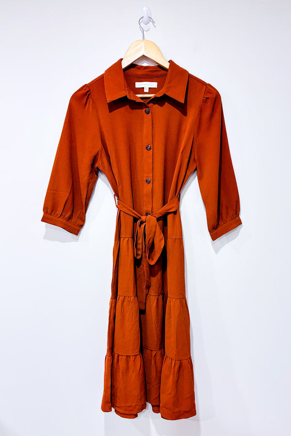 Robe orange brulé (m)*-Monteau-La Penderie du Paradis 🕊