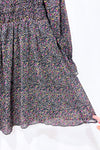 Robe noire fleurie (xl)-DEX-La Penderie du Paradis 🕊