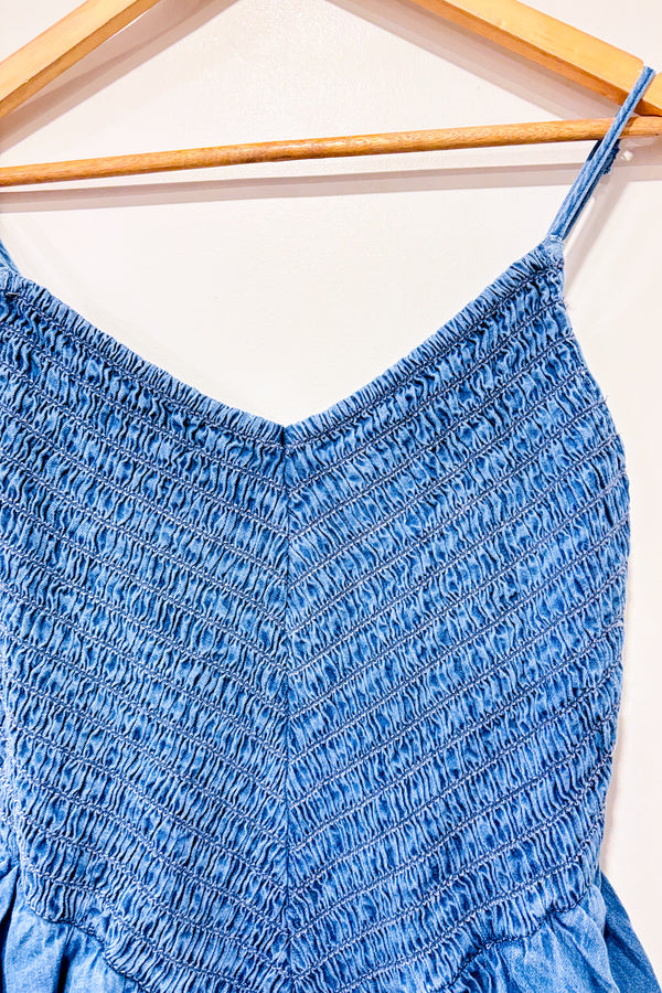 Robe bleue en denim (m)-American Eagle-La Penderie du Paradis 🕊