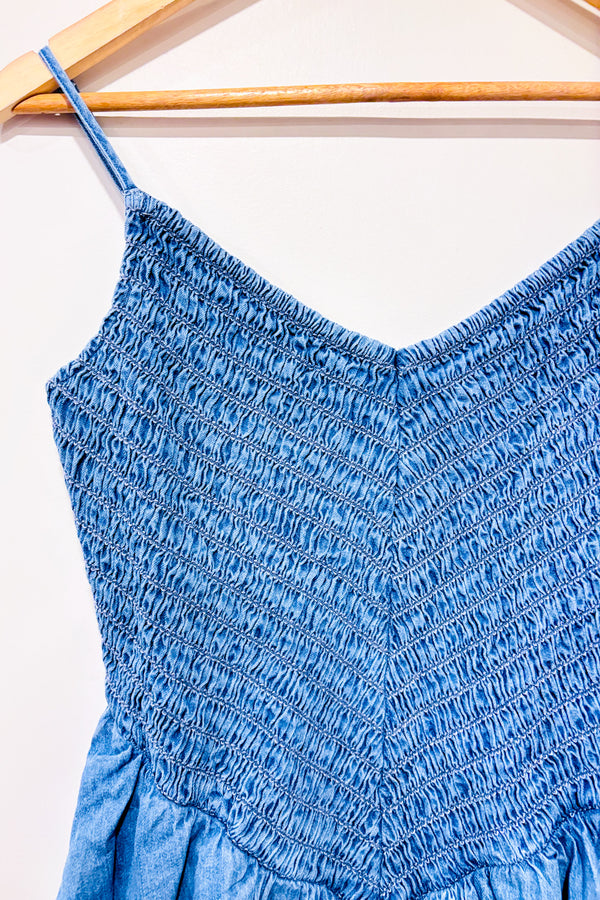 Robe bleue en denim (m)-American Eagle-La Penderie du Paradis 🕊