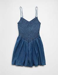 Robe bleue en denim (m)-American Eagle-La Penderie du Paradis 🕊