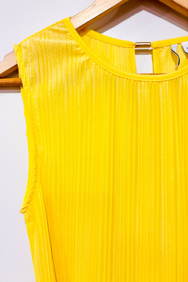 Robe plissée jaune (s)-Only-La Penderie du Paradis 🕊