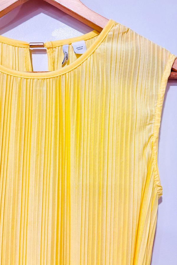 Robe plissée jaune (s)-Only-La Penderie du Paradis 🕊