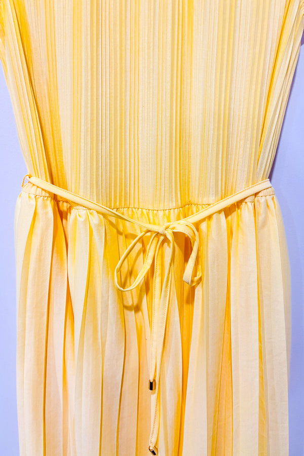 Robe plissée jaune (s)-Only-La Penderie du Paradis 🕊