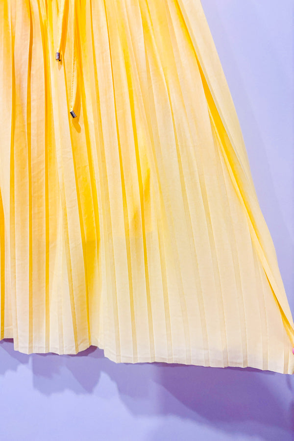 Robe plissée jaune (s)-Only-La Penderie du Paradis 🕊