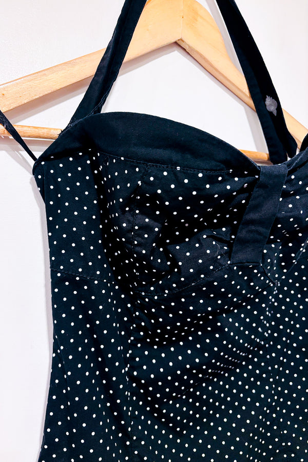 Robe noire à pois (m)-Vexy-La Penderie du Paradis 🕊