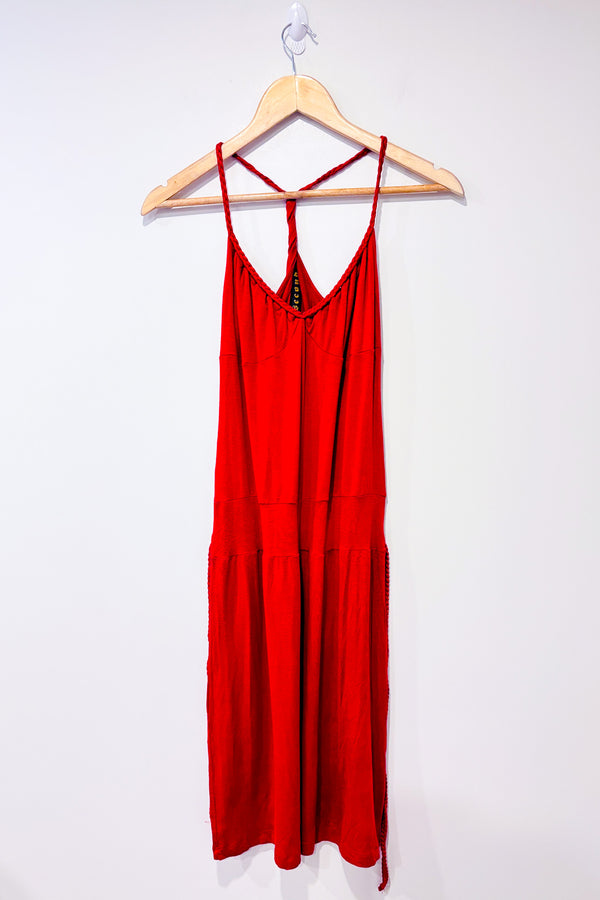 Robe ajustée bourgogne (l)-Second-La Penderie du Paradis 🕊