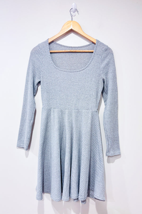 Robe grise côtelée (s)-SHEIN-La Penderie du Paradis 🕊