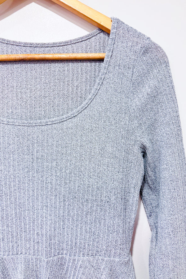 Robe grise côtelée (s)-SHEIN-La Penderie du Paradis 🕊