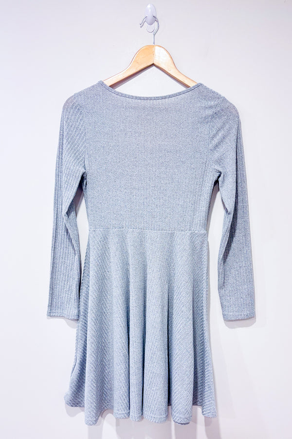 Robe grise côtelée (s)-SHEIN-La Penderie du Paradis 🕊