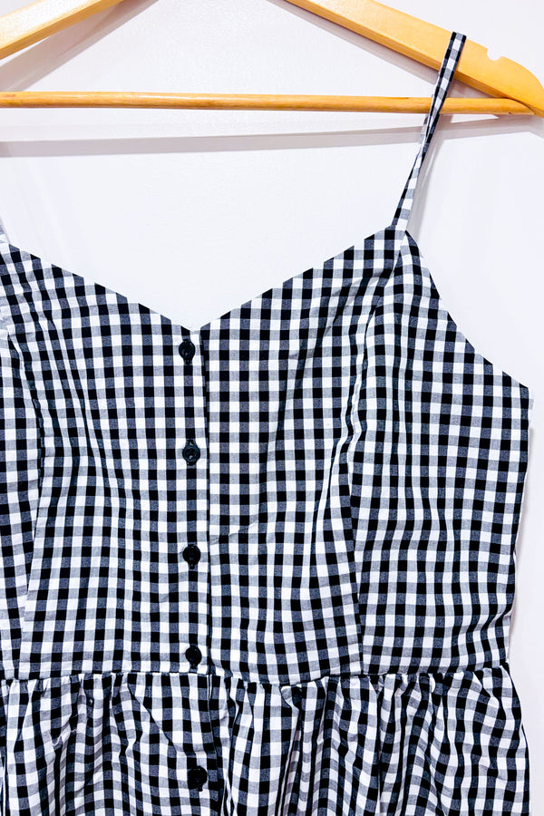 Robe noire et blanche à carreaux (xl)*-Reitmans-La Penderie du Paradis 🕊