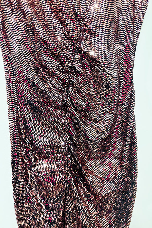 Robe rose à paillettes (m)*-Vanessa Scott-La Penderie du Paradis 🕊