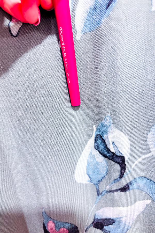 Robe verte avec feuillage seconde main - Reitmans- La Penderie du Paradis