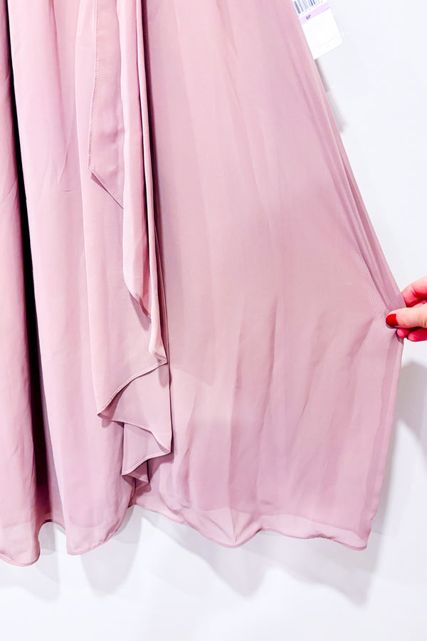 Robe en mousseline à encolure perlée et volants en cascade* seconde main - SL Fashion New York- La Penderie du Paradis