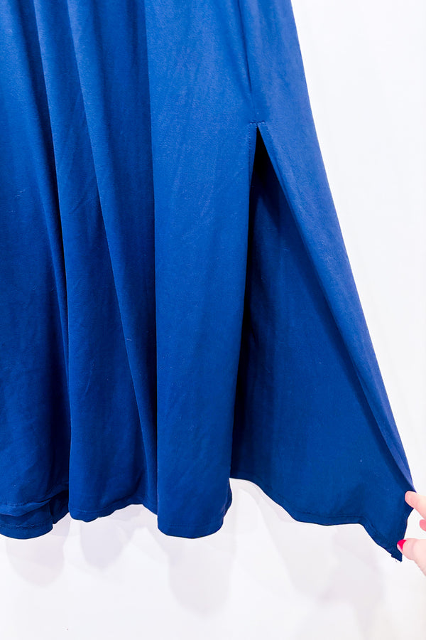 Robe maxi marine seconde main - Ardene- La Penderie du Paradis