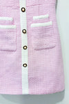 Robe rose pâle en tweed* seconde main - Sister Jane- La Penderie du Paradis
